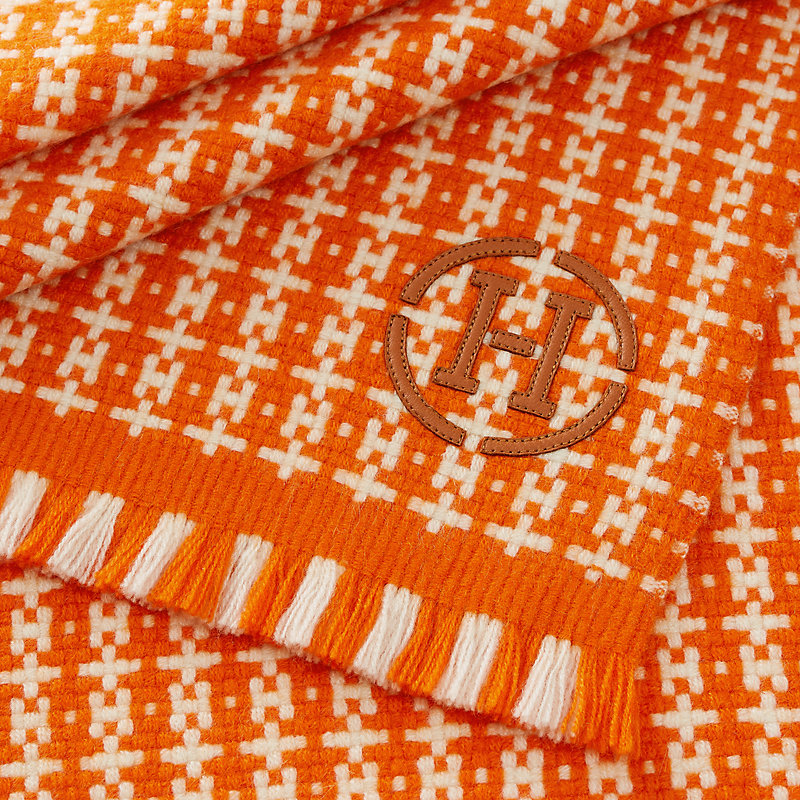 Graphique H scarf - Orange | Hermès Mainland China